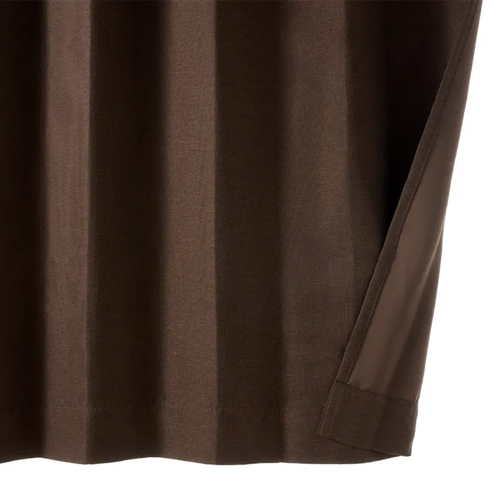 【通常5780円】防炎遮光メホラール ブラウン 幅50~100×丈211~270cm【別送品】