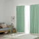 【通常3780円】防炎遮光メホラール ミントグリーン 幅50~100×丈121~150cm【別送品】