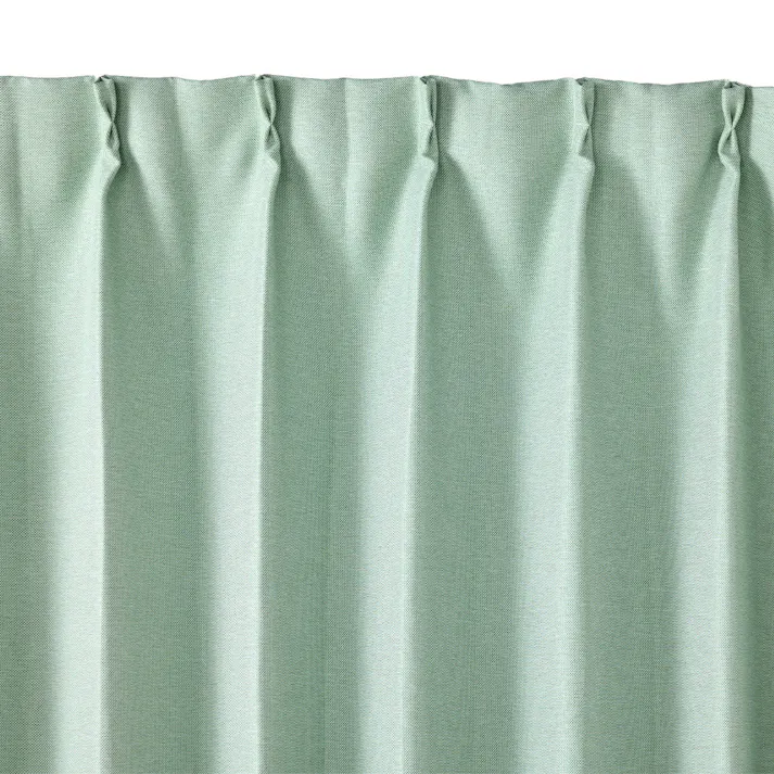 【イージー】防炎遮光メホラール ミントグリーン 幅101~150×丈211~270cm【別送品】