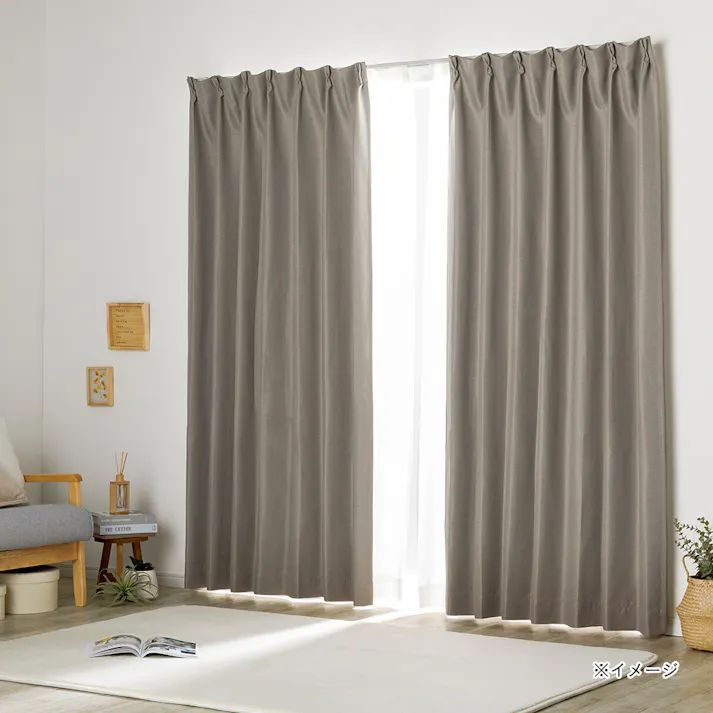 【通常7180円】防炎遮光メホラール シルバーグレー 幅151~200×丈40~120cm【別送品】