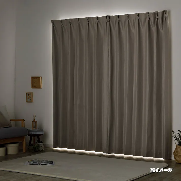 【通常7580円】防炎遮光メホラール シルバーグレー 幅151~200×丈121~150【別送品】