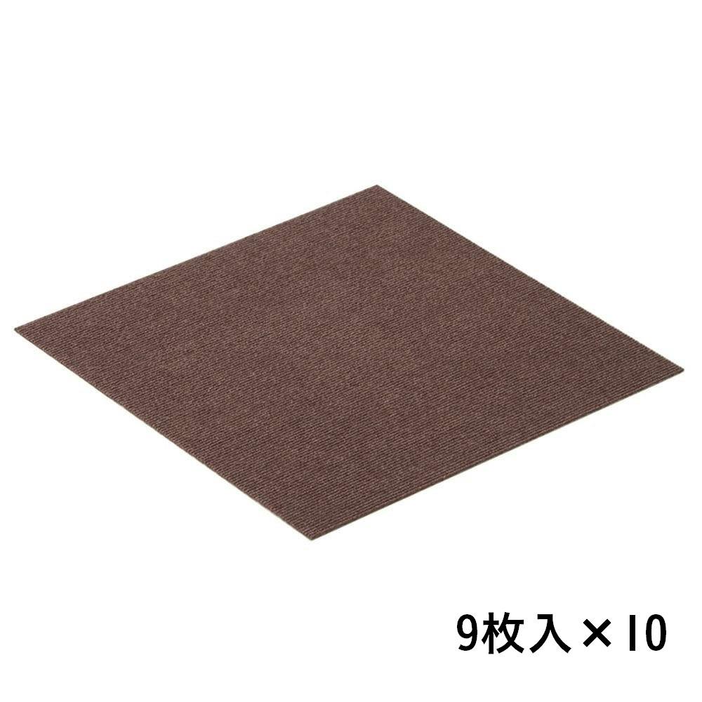 【まとめ売り】ペット用消臭吸着マット 30×30cm 9枚入×10パック ブラウン