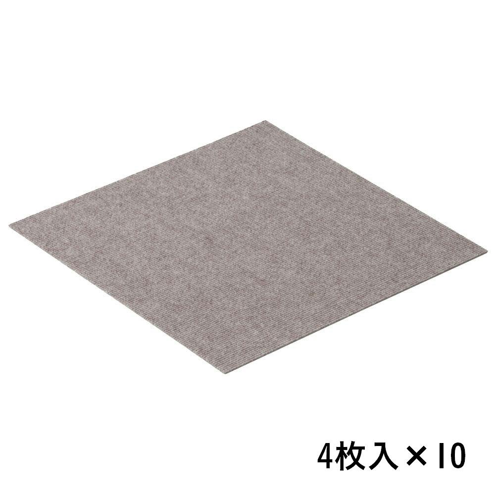 【まとめ売り】ペット用消臭吸着マット 45×45cm 4枚入×10パック ベージュ