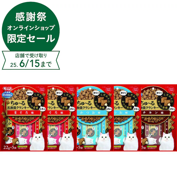 ちゅ~る 乳酸菌クランキー バラエティーセット