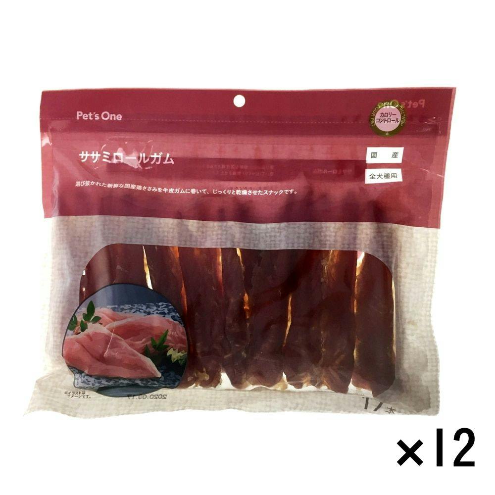 【まとめ売り】Pet’sOne ササミロールガム 17本×12個入