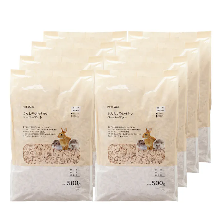 【まとめ売り】ふんわりやわらかいペーパーマット 500g×8個入