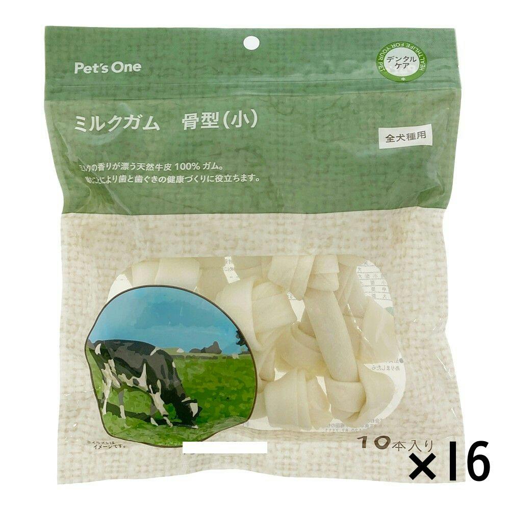 【まとめ売り】ミルクガム 骨型(小) 10本入×16個入