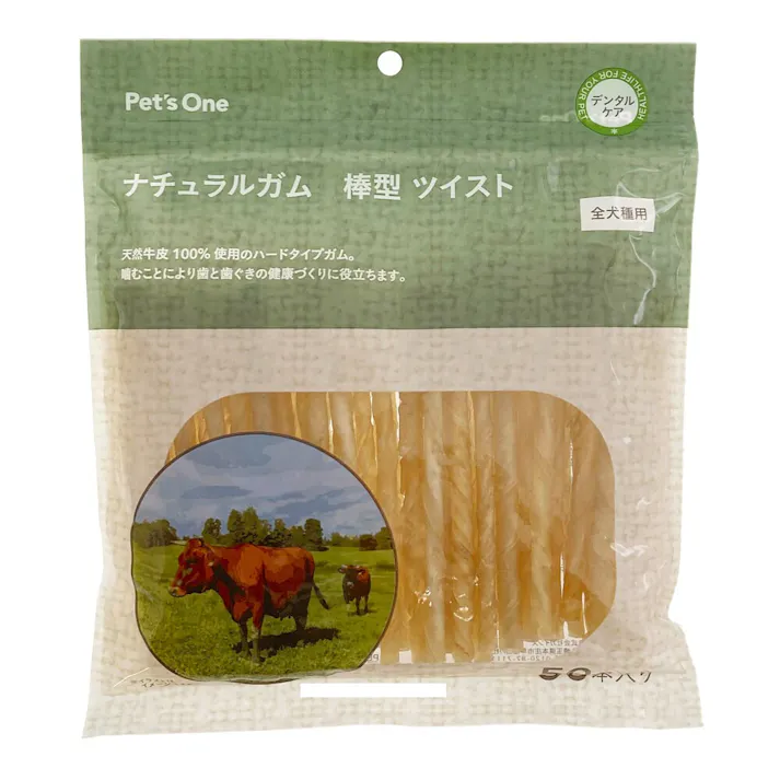 【まとめ売り】ナチュラルガム 棒型 ツイスト 50本入×30個入