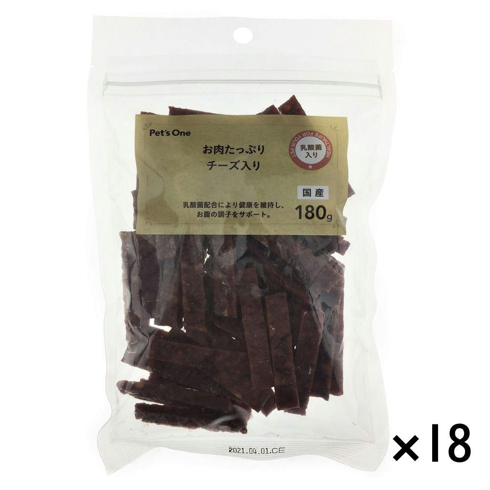 【まとめ売り】Pet’sOne お肉たっぷり チーズ入り180g×18個入