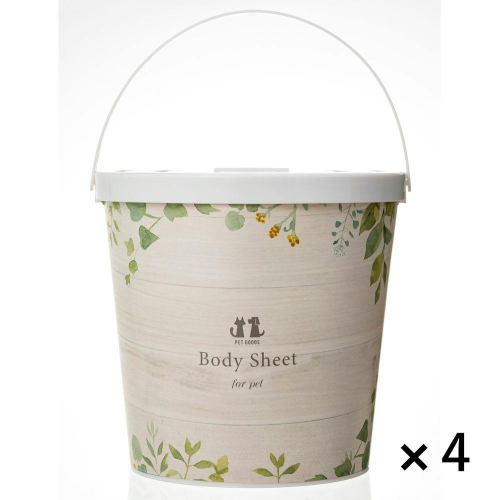 【まとめ売り】ボディタオル デザインバケツ 本体 130枚×4個