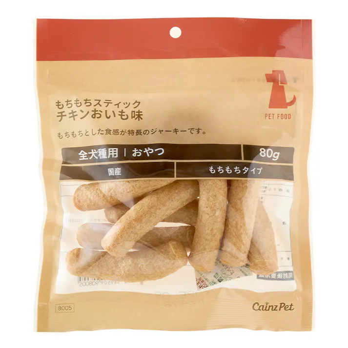 【まとめ売り】もちもちスティック チキンおいも味 80g×10個入
