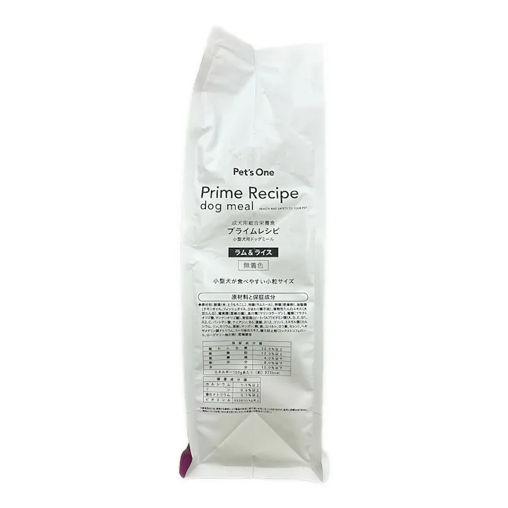 【まとめ売り】プライムレシピ 小型犬用 ラム&ライス 1kg×6個入