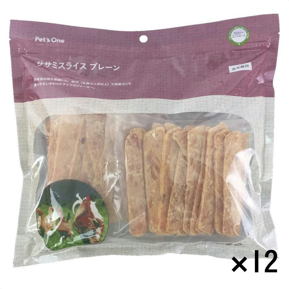 【まとめ売り】Pet’sOne ささみジャーキー プレーン 80枚×12個入