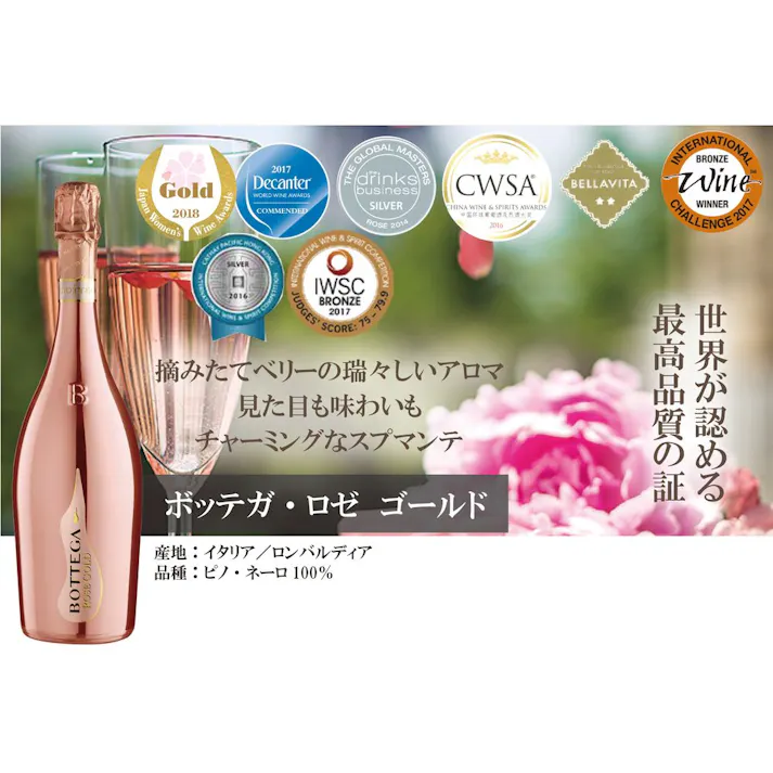 ボッテガ スパークリングワインの飲み比べ3本セット(各750ml)