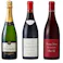 シャンパーニュとブルゴーニュ赤ワインの飲み比べ3本セット(各750ml)