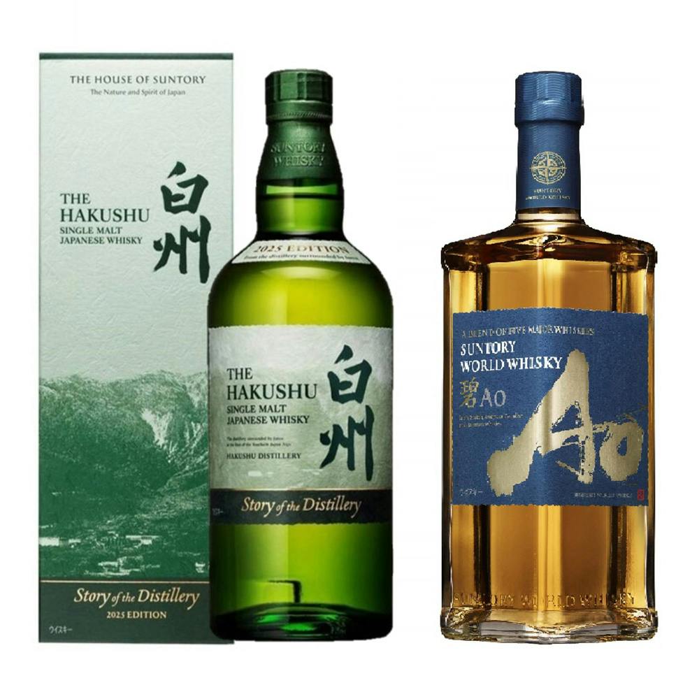 白州 Story of the Distillery2025年(化粧箱付き)とワールドブレン