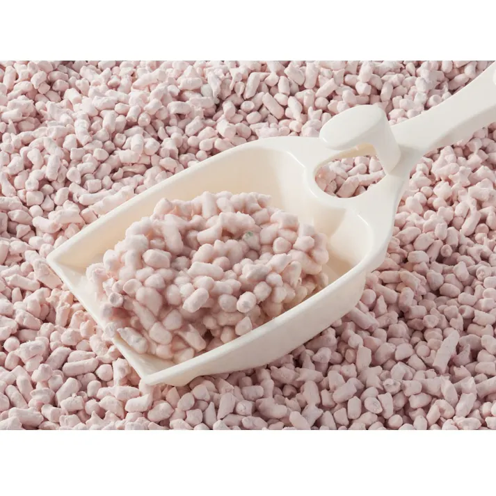 【CAINZ定期便】猫砂 デオマジック 香りで消臭 紙のネコ砂 スウィートフローラルの香り 7L×7個入 大容量 飛び散り防止 固まる 燃やせる