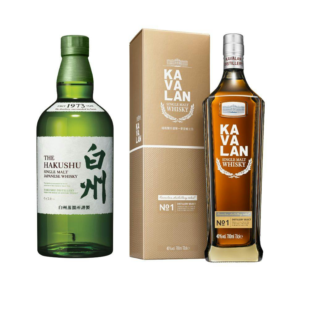 白州・カバランNo1」 アジアの人気シングルモルトウイスキー飲み比べ