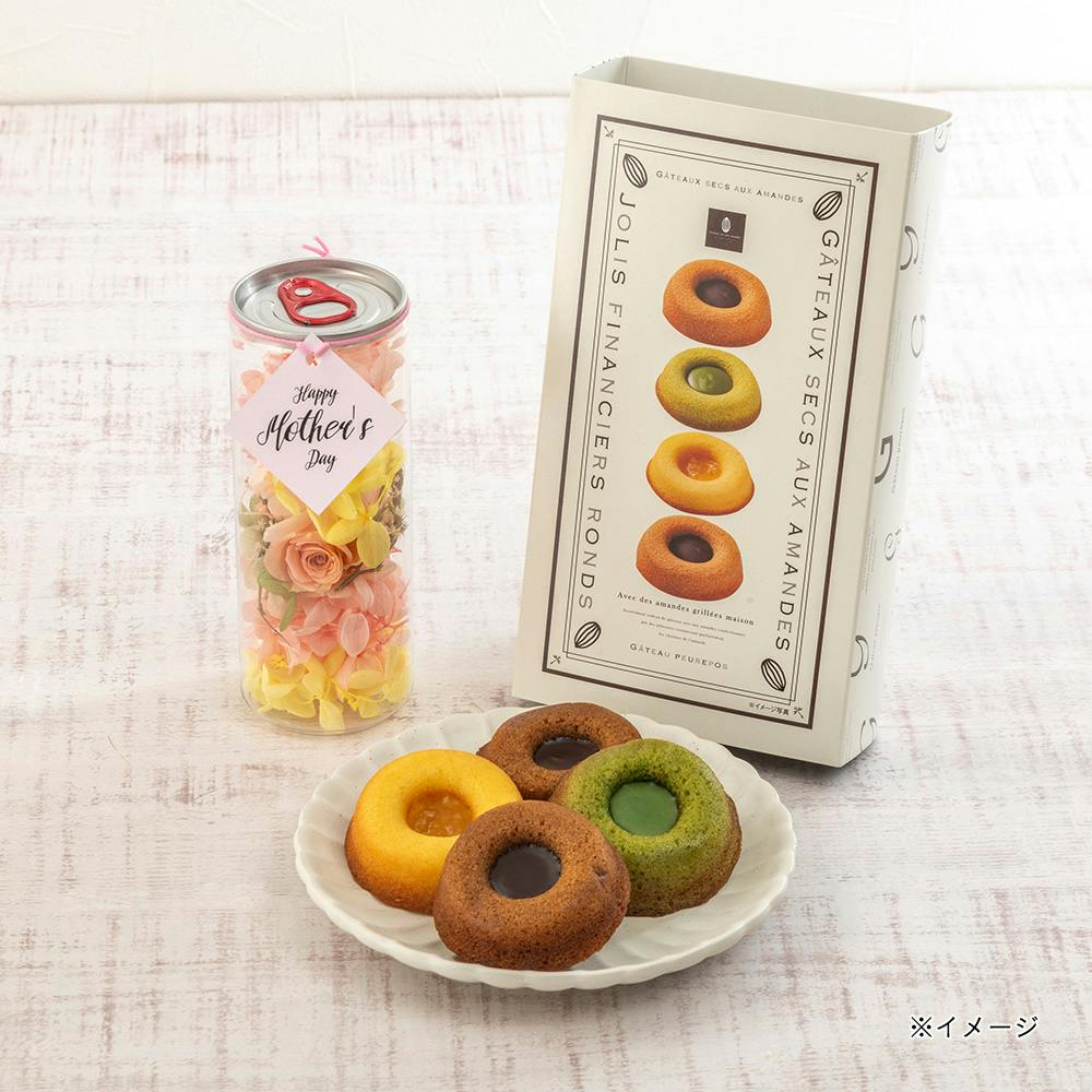 【2026年母の日】ボトルプリザ・井桁堂「ガトープルポ」セット