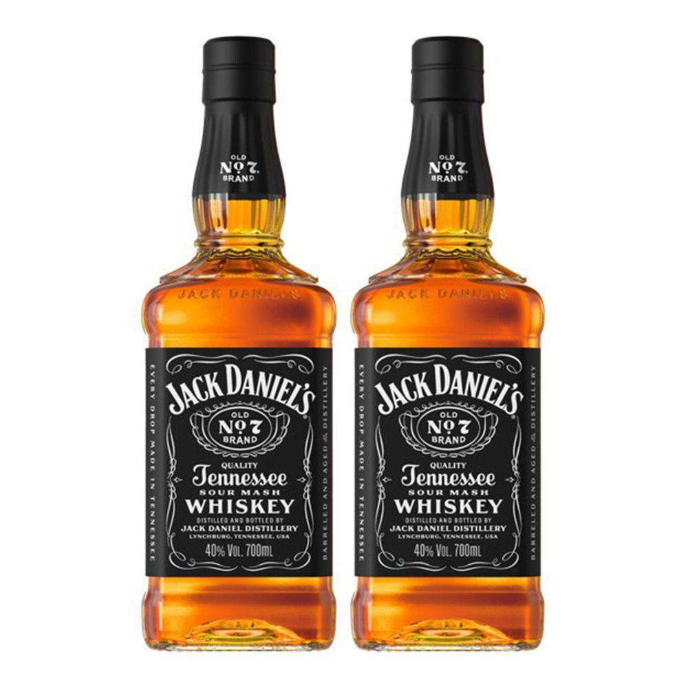 ジャックダニエル ブラック(700ml)2本セット+折り畳み傘 | 酒・リカー