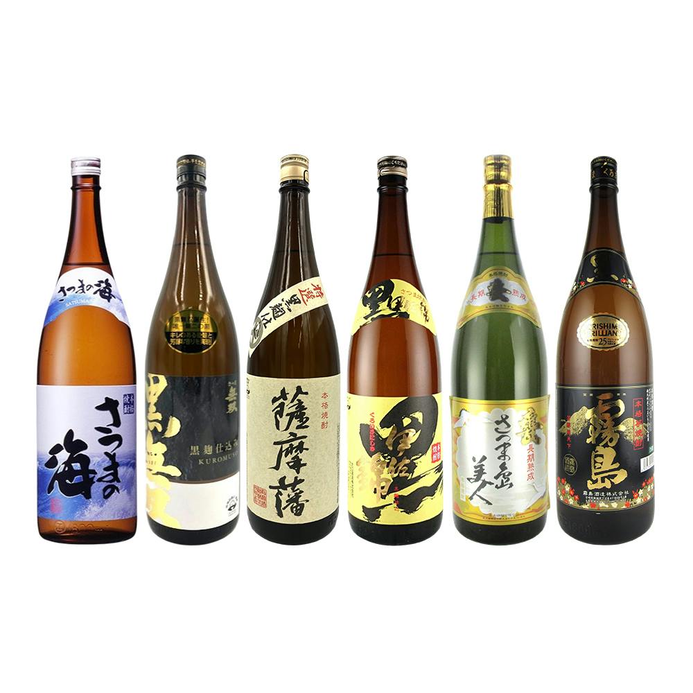 お買得！人気芋焼酎6本セット (各1800ml)