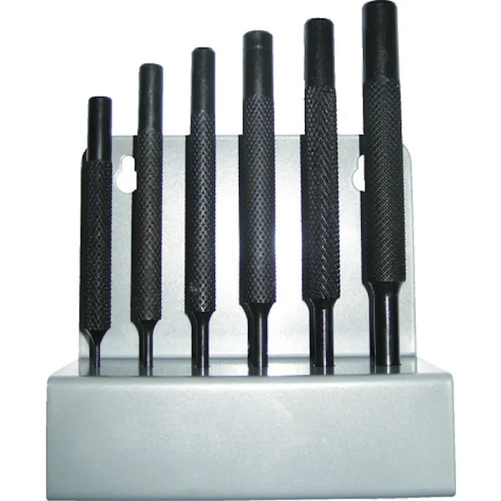 【CAINZ-DASH】RACODON社 ローレット 平行ピンポンチ 6本セット 408 S1 CVB【別送品】