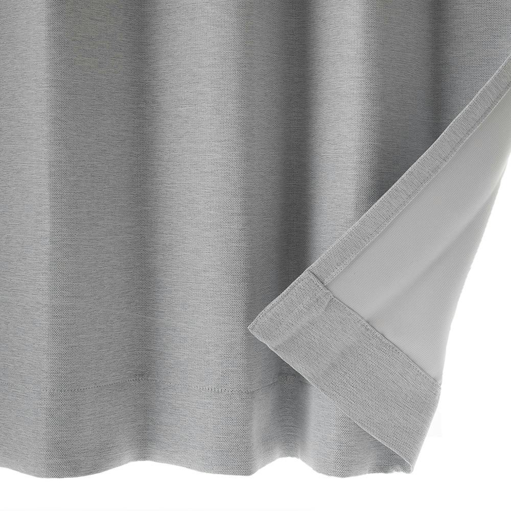 【オーダーカーテン】淡い色の遮光カーテン ノーマル グレー