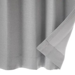 【オーダーカーテン】淡い色の遮光カーテン ノーマル グレー