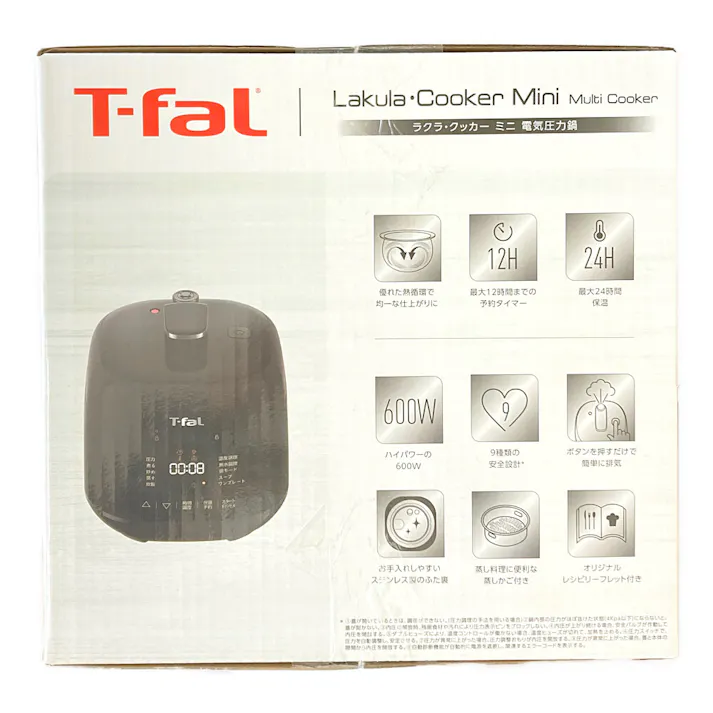 ティファール ラクラ・クッカーミニ 電気圧力鍋 ブラック CY3408JP