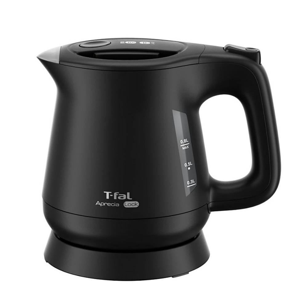 T-fal ティファール アプレシア ロック ブラック 0.8L KO6408JP 電気ケトル・電気ポット T-fal ティファール アプレシア ロック ブラック 0.8L KO6408JP 電気ケトル・電気ポット