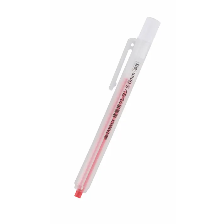 TAKAGI 高儀 建築用クレヨン赤 5.0mm 4907052181014 【ネット注文限定・別送品】