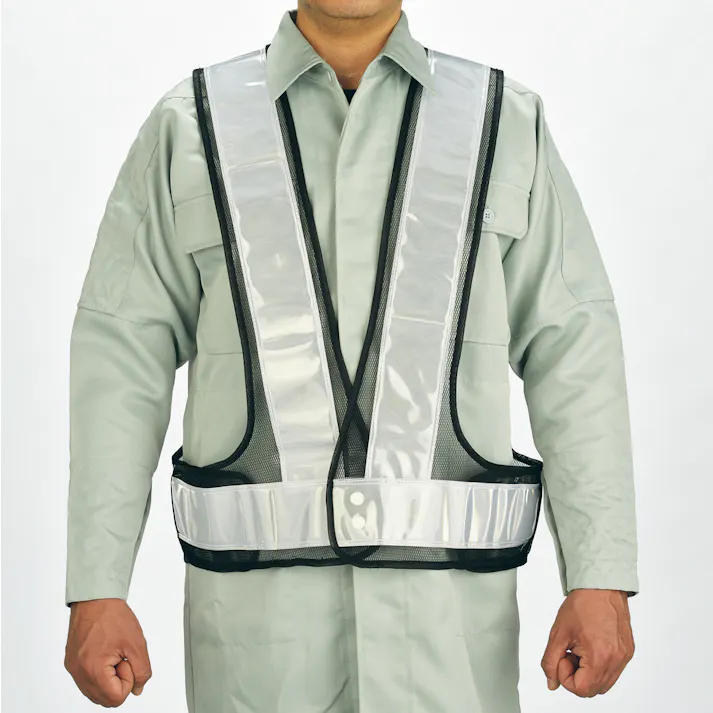 TAKAGI 安全ベスト 反射安全ベスト TAKAGI-1317781 シルバー 535×580×2mm 4907052315303【別送品】