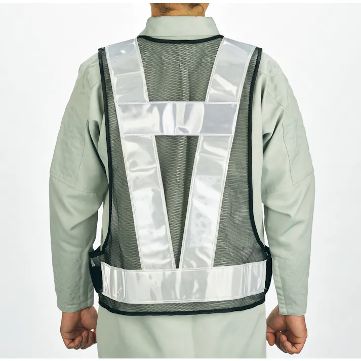 TAKAGI 安全ベスト 反射安全ベスト TAKAGI-1317781 シルバー 535×580×2mm 4907052315303【別送品】