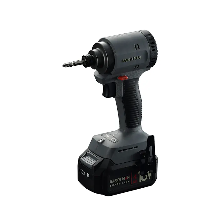 TAKAGI EARTH MAN 高儀 SHARE LINK 18V 充電式 ブラシレス インパクトドライバー SL-BIDR180-AS 4.0Ahバッテリー付 充電器付 4907052341418【ネット注文限定・別送品】