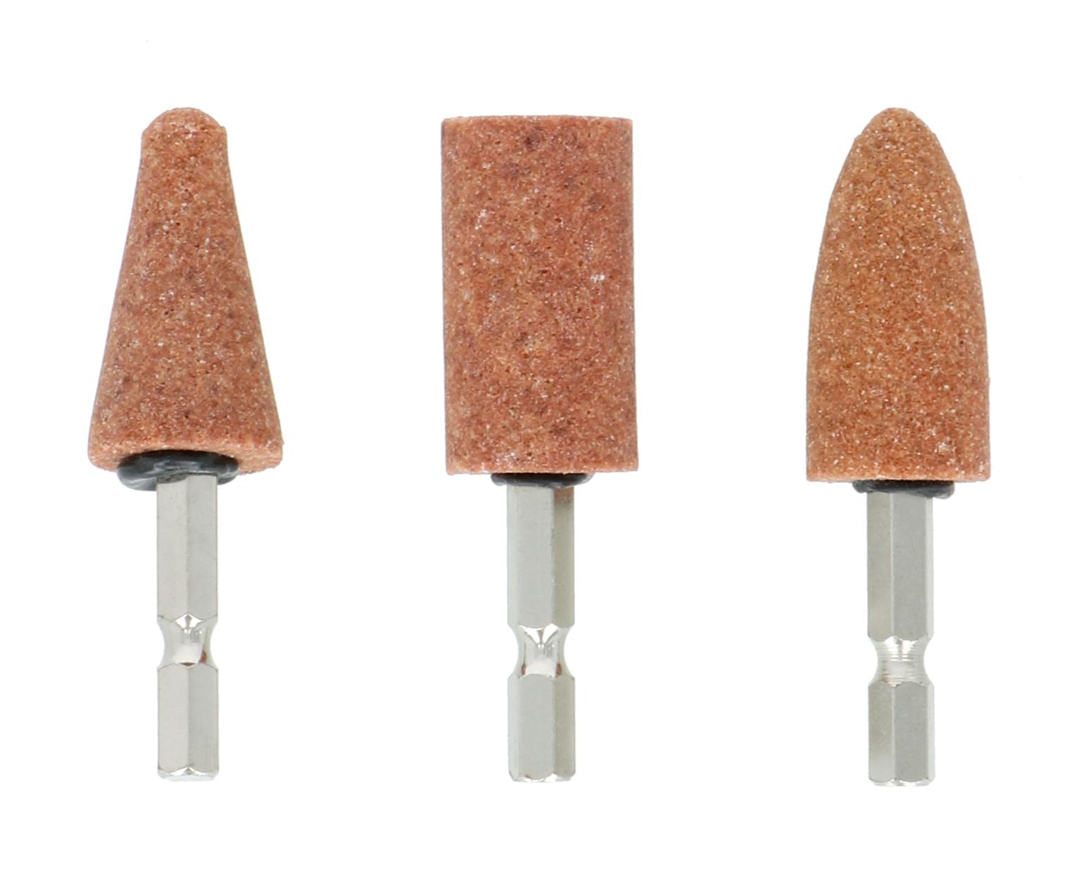 TAKAGI EARTH MAN 高儀 六角軸軸付砥石金属用 3本組