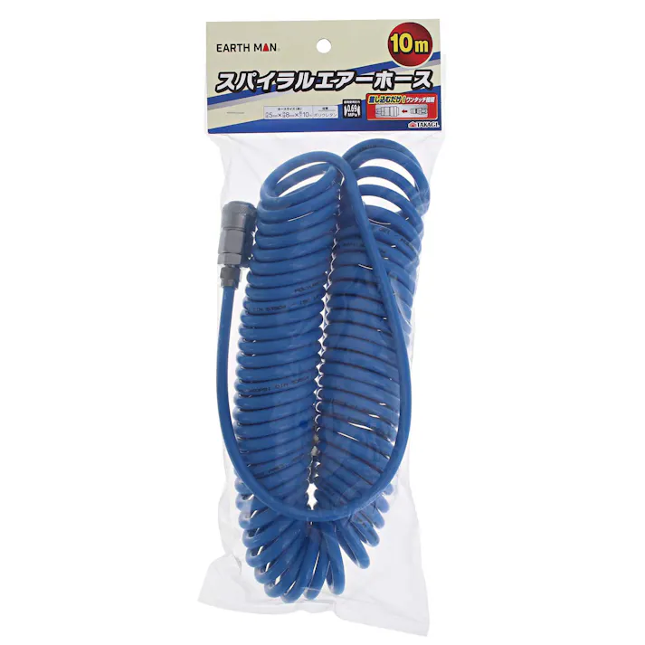 TAKAGI EARTH MAN 高儀 スパイラルエアーホース 10m 4907052378483 【ネット注文限定・別送品】