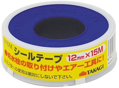 TAKAGI M&M 高儀   シールテープ 12mm×15M 4907052379541【別送品】