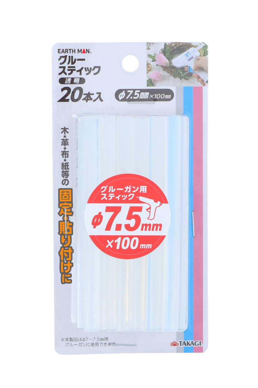 TAKAGI EARTH MAN 高儀 グルースティック 透明 φ7.5mm×100mm 20本入 4907052402232 その他の工具 TAKAGI EARTH MAN 高儀 グルースティック 透明 φ7.5mm×100mm 20本入 4907052402232 その他の工具
