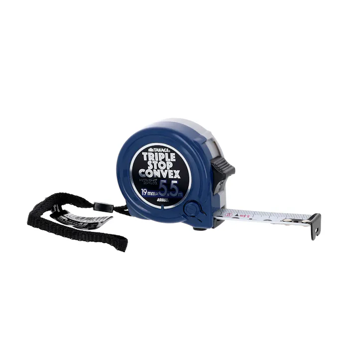 TAKAGI 高儀 トリプルストップコンベックス 19mm×5.5m 4907052423251 【ネット注文限定・別送品】