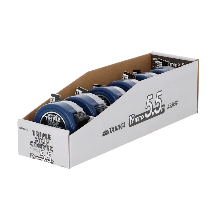 TAKAGI 高儀 トリプルストップコンベックス 19mm×5.5m 4907052423251 【ネット注文限定・別送品】
