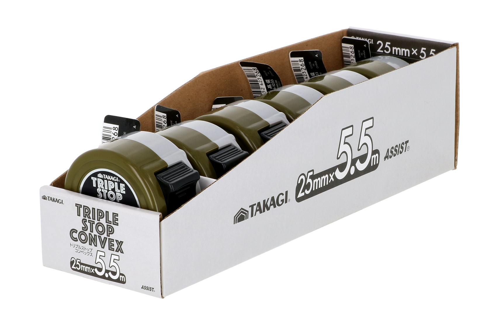 TAKAGI 高儀 トリプルストップコンベックス 25mm×5.5m 4907052423268