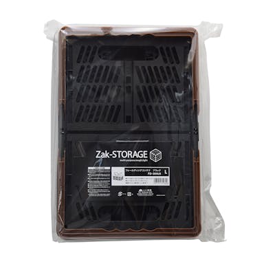 TAKAGI Zak-STORAGE 高儀  フォールディングコンテナ  PP ブラック L FD-300LB 4907052650602【別送品】