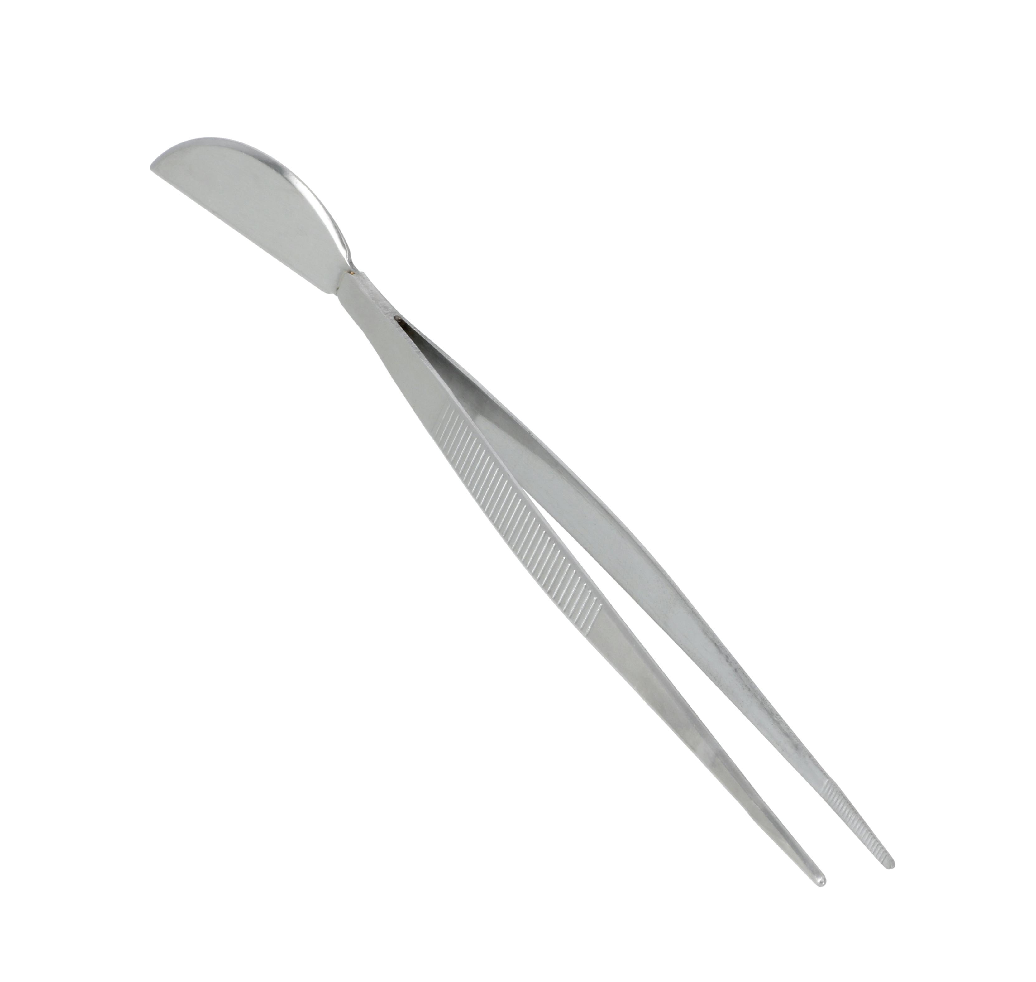 TAKAGI 村国 高儀 ピンセット ステンレス ヘラ付 直 4907052720060