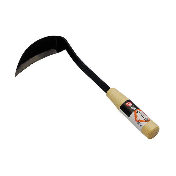 TAKAGI 菊堂 高儀 カット鎌 樫柄 短柄 4907052733855 【ネット注文限定・別送品】