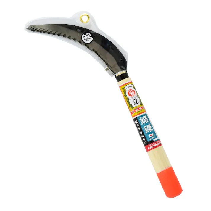 TAKAGI 菊堂 高儀 鋸鎌 荒目 オレンジ柄 170mm 4907052735309 【ネット注文限定・別送品】