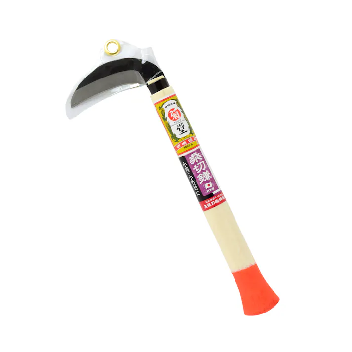 TAKAGI 菊堂 高儀 桑切鎌 鋼付 片刃 オレンジ柄 90mm 4907052735422 【ネット注文限定・別送品】