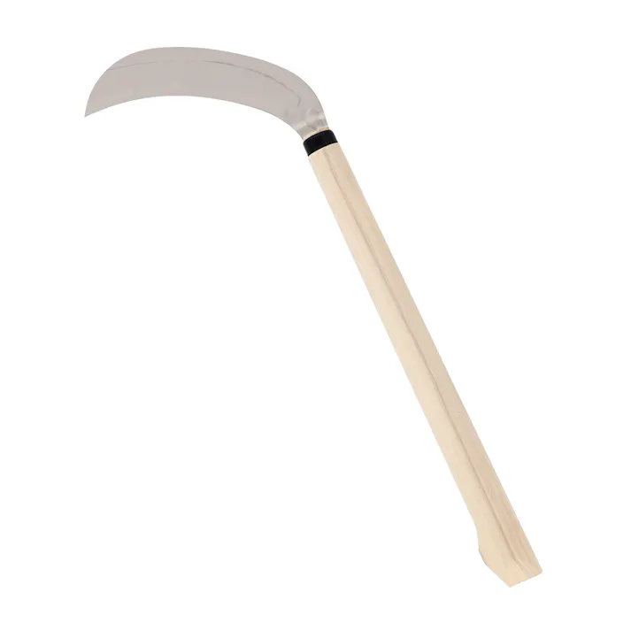 TAKAGI 菊堂 高儀 段付き雑草鎌 コブ付き柄 165mm 両刃 全鋼 4907052735811 【ネット注文限定・別送品】