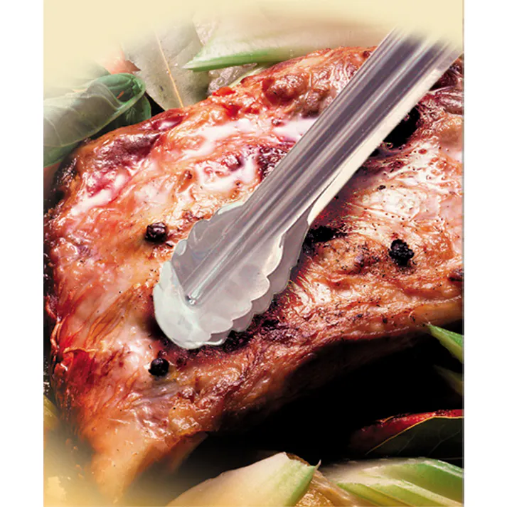 KANUCHI OUTDOOR ステンレス万能トング ストッパー付 大 ステンレス製 キャンプ用 バーベキュー 調理 炭ハサミ 清掃 ゴミ拾い 4907052743700【別送品】