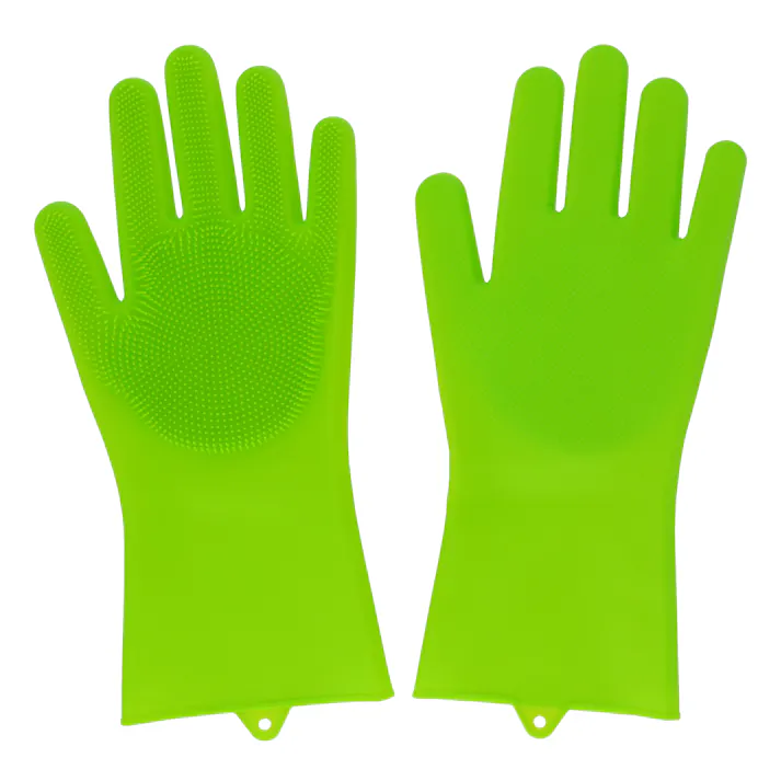 TAKAGI 高儀 園芸用 やわらかシリコンブラシ手袋 4907052743861 【ネット注文限定・別送品】