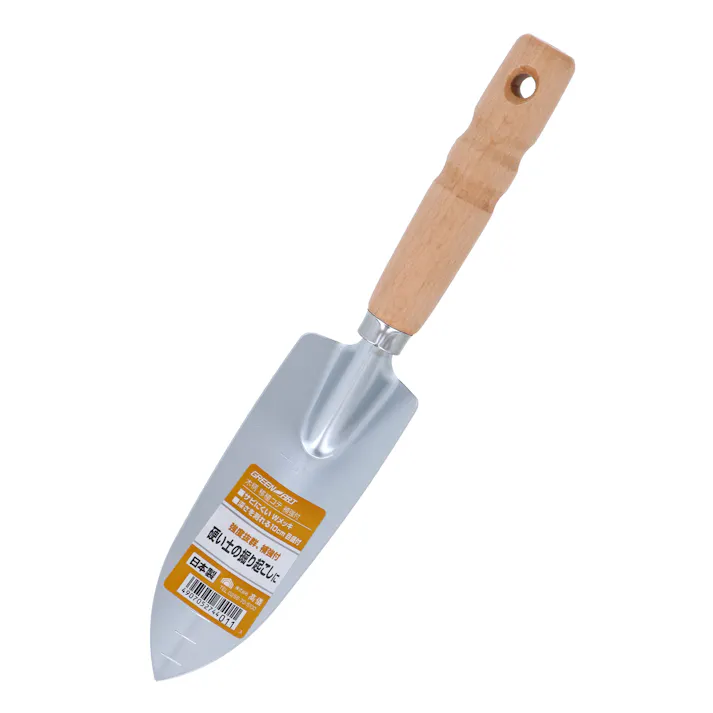 TAKAGI GREEN ART 高儀 移植ゴテ 木柄 補強付 Wメッキ 4907052744011 【ネット注文限定・別送品】